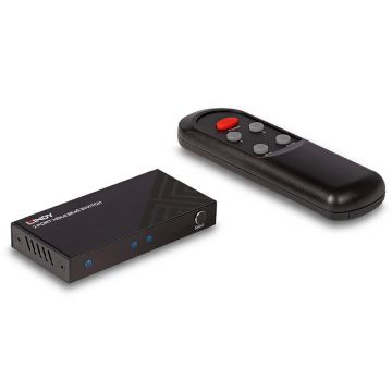 Adaptor LINDY Switch HDMI 8K 60Hz, 2x HDMI In, 1x HDMI Out, negru