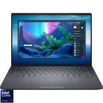 Laptop DELL 14'' Pro Max 14 Premium MA14250, FHD+, Procesor Intel® Core™ Ultra 7 265H (24M Cache, up to 5.30 GHz), 32GB LPDDR5X, 1TB SSD, RTX PRO 2000 Blackwell 8GB, Linux, 3Yr ProSupport