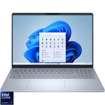 Laptop DELL 16'' Plus DB16250, FHD+ Touch, Procesor Intel® Core™ Ultra 7 258V (12M Cache, up to 4.80 GHz), 32GB LPDDR5X, 1TB SSD, Intel Arc 140V, Win 11 Pro, Ice Blue, 3Yr ProSupport