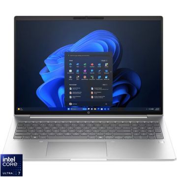 Laptop HP 16'' ProBook 4 G1i 16, WUXGA IPS Touch, Procesor Intel® Core™ Ultra 7 255U (12M Cache, up to 5.20 GHz), 16GB DDR5, 1TB SSD, Intel Graphics, Win 11 Pro, Silver