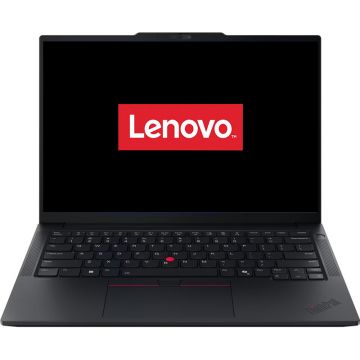 Laptop Lenovo 14'' ThinkPad E14 Gen 7, WUXGA IPS, Procesor AMD Ryzen™ 7 250 (16M Cache, up to 4.75 GHz), 32GB DDR5, 1TB SSD, AMD Radeon 780M, No OS, Black