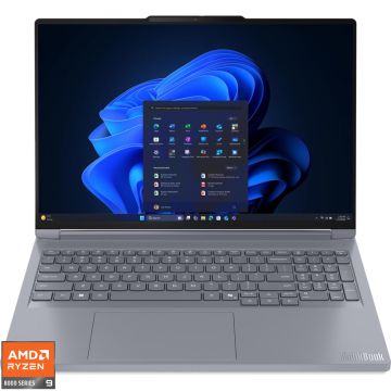 Laptop Lenovo 16'' ThinkBook 16p G6 ADR, WQXGA IPS 165Hz, Procesor AMD Ryzen™ 9 8940HX (64M Cache, up to 5.3 GHz), 32GB DDR5, 512GB SSD, GeForce RTX 5060 8GB, Win 11 Pro, Luna Grey