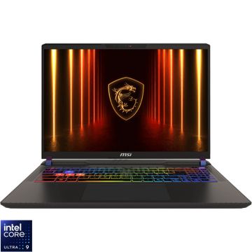 Laptop MSI Gaming 16'' Vector 16 HX AI A2XWIG, QHD+ 240Hz, Procesor Intel® Core™ Ultra 9 275HX (36M Cache, up to 5.40 GHz), 32GB DDR5, 1TB SSD, GeForce RTX 5080 16GB, Win 11 Home, Cosmos Gray