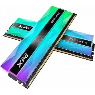 Memorie ADATA XPG Lancer RGB 32GB DDR5 6000MHz CL30 Dual Channel Kit Silver