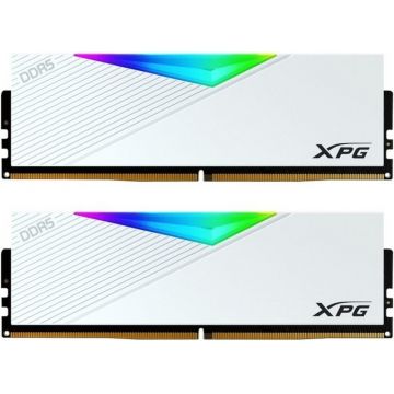 Memorie ADATA XPG Lancer RGB 32GB DDR5 6000MHz CL30 Dual Channel Kit White