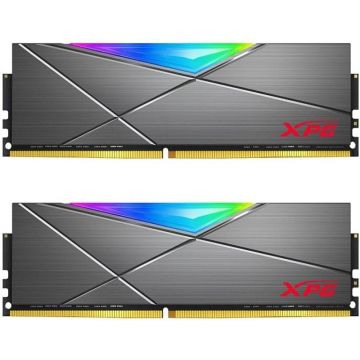 Memorie ADATA XPG SPECTRIX D50 16GB DDR4 3200MHz CL16 Dual Channel Kit Tungsten Grey