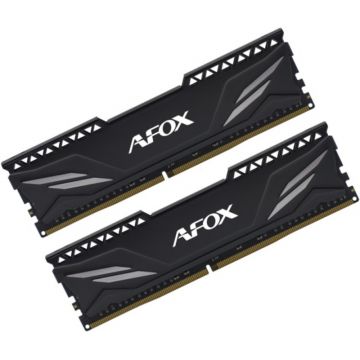 Memorie AFOX 32GB DDR4 3200MHz CL16 Dual Channel Kit Black