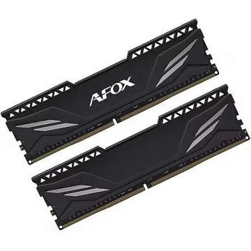 Memorie AFOX Gaming 16GB DDR4 3200MHz CL16 Dual Channel Kit Black