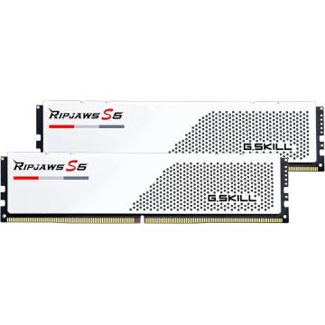 Memorie G.Skill Ripjaws S5 32GB DDR5 6000MHz CL28 Dual Channel Kit White