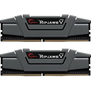 Memorie G.Skill Ripjaws V Gray 16GB DDR4 3200MHz CL16 Dual Channel Kit