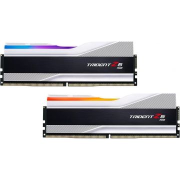 Memorie G.Skill Trident Z5 RGB 64GB DDR5 6400MHz CL32 Dual Channel Kit Silver