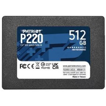 SSD Patriot P220 512GB SATA-III 2.5 inch