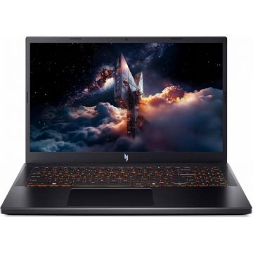 Acer Laptop Gaming Acer Nitro V 15 AI ANV15, Procesor AMD Ryzen 5 7640HS pana la 5.00 GHz, 15.6 inch, Full HD 165Hz, 16GB RAM, 512GB SSD, Nvidia GeForce RTX 4050 6GB, No OS,  Negru