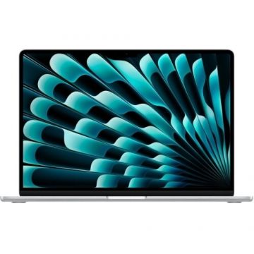 Apple Laptop Apple MacBook Air 15 with Liquid Retina (2026), Apple M5 10-core, 15.3 inch, RAM 24GB, SSD 1TB, Apple M5 10-core Graphics, Tastatura INT, macOS, Argintiu