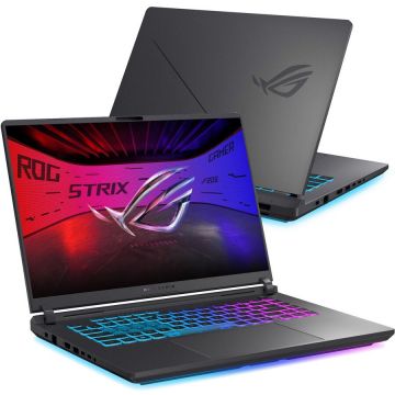 Asus Laptop Gaming ASUS ROG Strix G16 G615JH-I5165W, Procesor Intel Core i5-13450HX, Display 16 WUXGA 165Hz, RAM 16GB, SSD 512GB + 2TB, Placa video dedicata NVIDIA GeForce RTX5050 8GB, Windows 11 Home, Negru