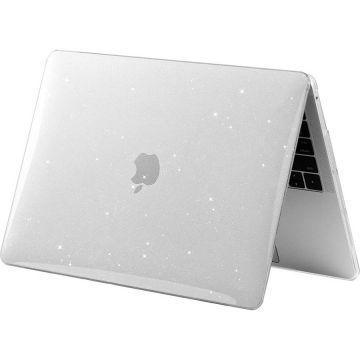 Carcasa compatibila cu MacBook Air 13 inch 2022 Glitter Clear