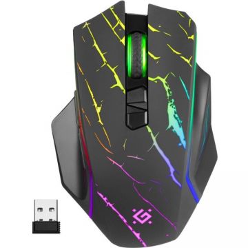 Defender Mouse Defender GM-503 Uran Optic RF Wireless RGB 3200DPI 8P Gri