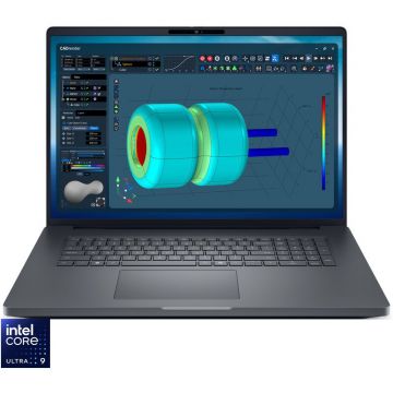 Dell Laptop DELL 18'' Pro Max 18 Plus MB18250, QHD+, Procesor Intel® Core™ Ultra 9 285HX (36M Cache, up to 5.50 GHz), 64GB DDR5 CSODIMM, 2TB SSD, RTX PRO 4000 Blackwell 16GB, Win 11 Pro, 3Yr ProSupport