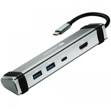 Docking Station CNS-TDS03DG Multiport Universal 4-in-1 USB-C 60W Grey