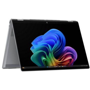 HP Laptop HP OmniBook X Flip 2in1 NG AI 16-ar0219nw, AMD Ryzen AI 5 340, 16 inch, Touch, 16GB RAM, 1TB SSD, AMD Radeon 860M, Windows 11 Home, Argintiu