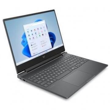 HP Laptop HP Victus 15-fb3041nw, procesor AMD Ryzen 5 240, 15.6 inch, Full HD, 144Hz, 16GB RAM, 512GB SSD, NVIDIA GeForce RTX 5050 8 GB, No OS, Negru