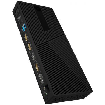 Hub USB BOX IB-DK2246AC, docking station (black, USB-C, HDMI, DisplayPort)