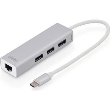 Hub USB USB-C 3.0 3-Port Hub with GE-LAN