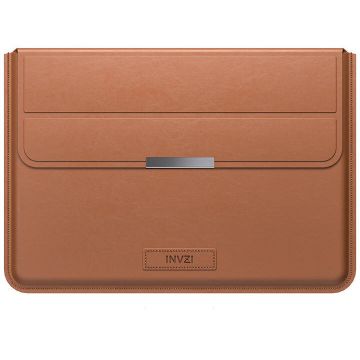 Husa Laptop CA121 15/16Inch Compatibila cu MacBook Pro/Air cu Functie Suport Maro