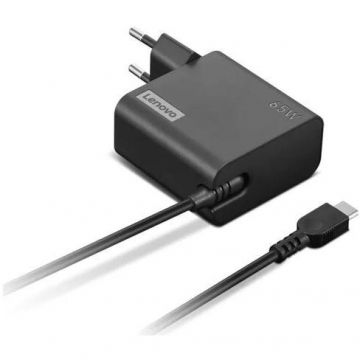 Incarcator Laptop Slim USB-C 65W AC  Adaptor  Negru