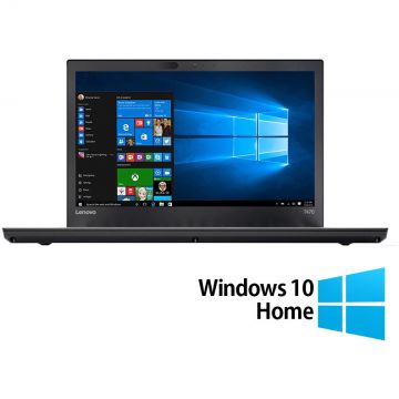 Laptop Refurbished ThinkPad T470 HD 14 inch Intel Core i5-6200U 8GB 256GB SSD Windows 10 Home Black