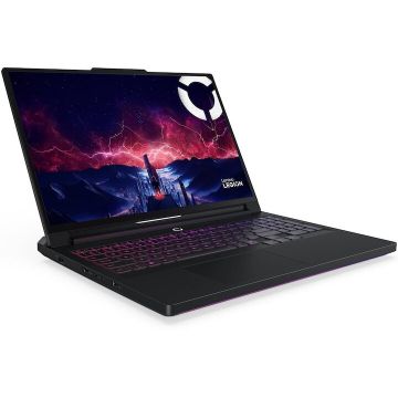 Lenovo Laptop Gaming Lenovo Legion Pro 7 16AFR10H, procesor AMD Ryzen™ 9 9955HX pana la 5.4GHz, 16 inch, WQXGA, OLED, 240Hz, 32GB DDR5 RAM, 1TB SSD, NVIDIA® GeForce RTX™ 5070 Ti 12GB GDDR7, No OS, Negru
