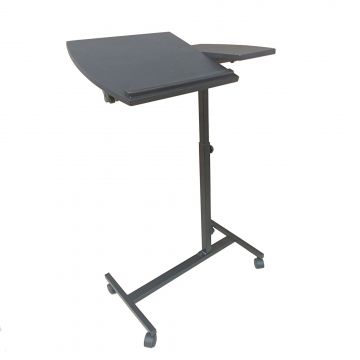 Masa laptop Mala, negru, 58x35x73.5-90 cm