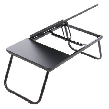 Masa laptop Thomas, negru, 55x32x23 cm