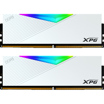 Memorie ADATA XPG Lancer RGB White 64GB DDR5 6000MHz CL30 Dual Channel Kit