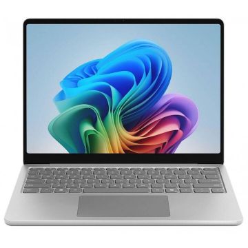 Microsoft Laptop Microsoft Surface Copilot+ PC, Procesor Qualcomm Snapdragon X Plus, Display 13 WUXGA, 16GB RAM, 256GB SSD, Windows 11 Home, Platinum