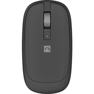 natec Mouse wireless Natec Lark, rezolutie 400DPI, 3 butoane, baterii 1x AA, Negru