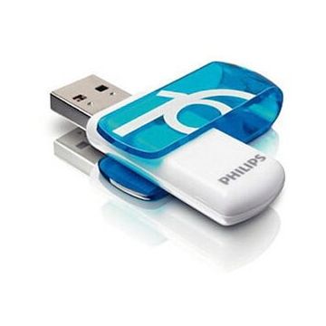 Philips Stick de memorie Philips USB 2.0 16 GB Vivid Edition Blue