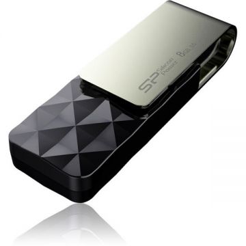 Silicon&nbsp;power Pendrive Silicon Power 16gb Blaze B30 Usb 3.0, Negru