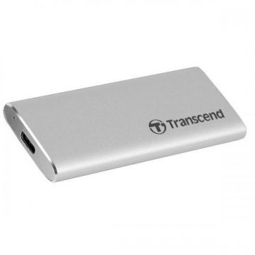 Transcend SSD Portabil Transcend ESD240C 240GB, USB 3.1 Tip C, Silver