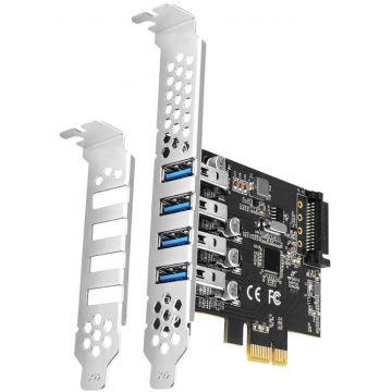 Adaptor AXAGON PCEU-43RS 1x PCI-E - 4x USB 3.0