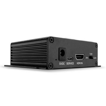 Adaptor LINDY Extractor audio HDMI 4K cu bypass, 2x RCA, 1x Optic