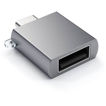 Adaptor Satechi 1x USB-C Male - 1x USB 3.0 Female, gri