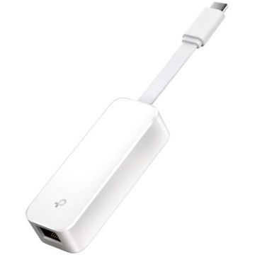 Adaptor TP-LINK 1x USB tip C Male - 1x RJ-45 Female White