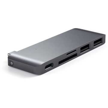 Satechi USB-C Hub 2x USB, 1x microSD, Space Grey