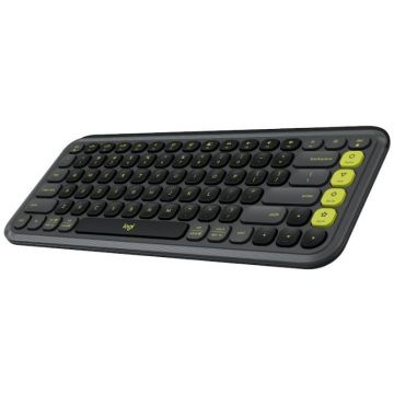 Tastatura Logitech Pop Icon Keys, Bluetooth, Graphite