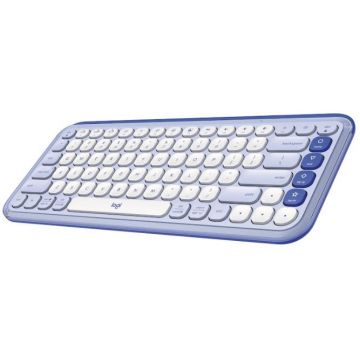 Tastatura Logitech Pop Icon Keys, Bluetooth, Lilac