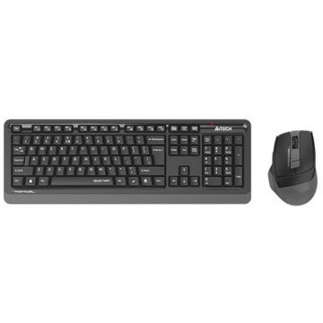 A4tech Kit Tastatura si Mouse Wireless A4Tech FGS1035Q, 2.4GHz, Gri inchis