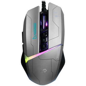 A4tech Mouse de gaming cu fir, A4tech Bloody Mouse W60 Max Activated, iluminare din spate, 12000 DPI, USB, Gri