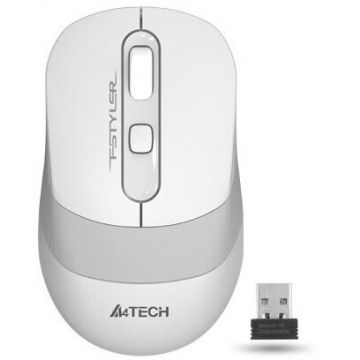 A4tech Mouse optic A4tech FG10 Fstyler, Wireless, 2000 DPI, Silent, Alb