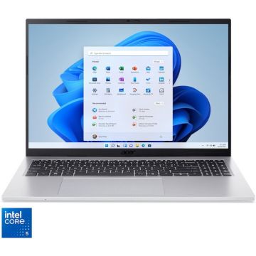 Acer Laptop Acer Aspire Go 16 AG16-71P-566Q, Procesor Intel® Core™ 5  120U, Display 15.6 WUXGA IPS 120Hz, RAM 16GB DDR5, 512GB SSD, Placa grafica Intel® Graphics, Windows 11 Home, Silver
